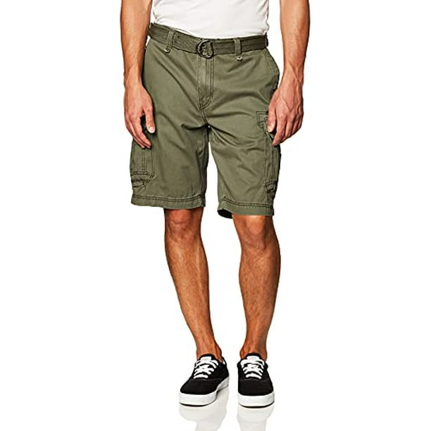 UNIONBAY Mens Ripstop Belted Messenger Length Cargo Short UNIONBAY Mens Ripstop Belted Messenger Length Cargo Short